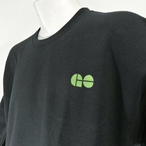 GO TRANSIT Black Sweatshirt Uniform Shirt Size L